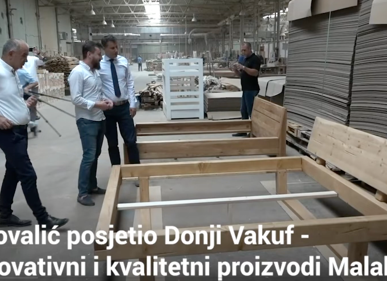 Novalić u Donjem Vakufu – Inovativni i kvalitetni proizvodi firme Malak